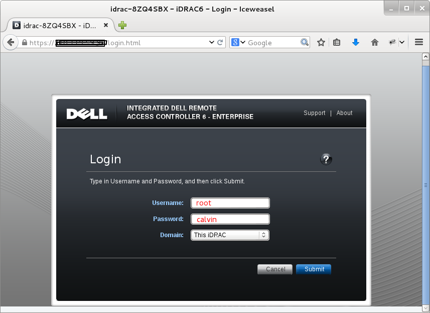 DRAC-login.png DRAC: Integrated Dell Remote Access Controller 기본계정/암호