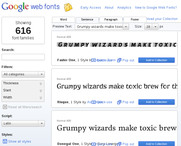 google-webfonts.png 웹글꼴(Web Font) 제공자 정보