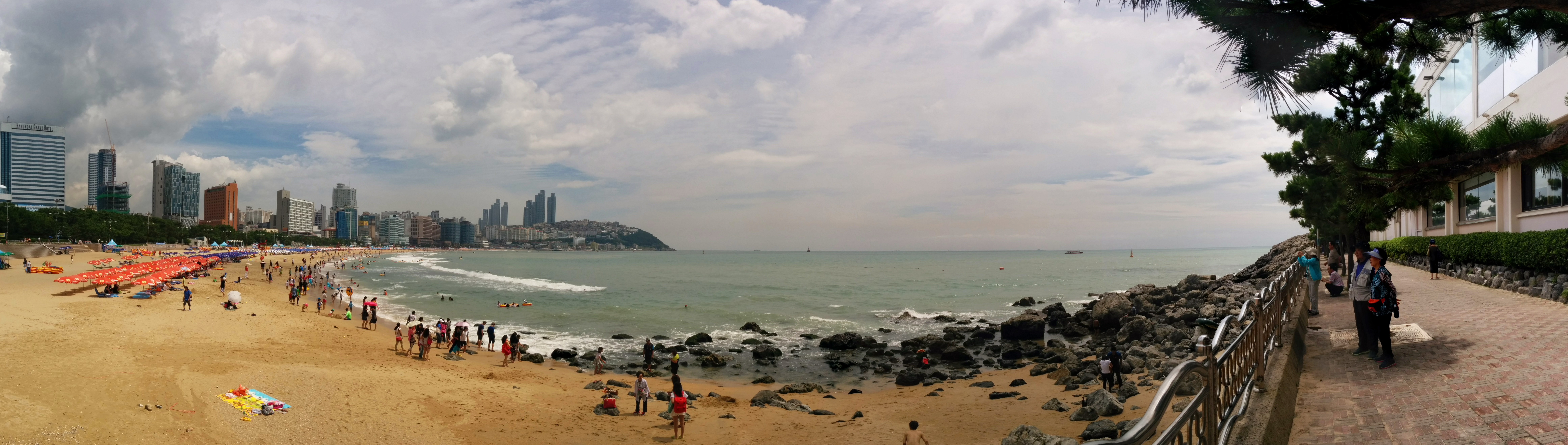 PANO_20140811_120751.jpg 부산 해운대해수욕장 파노라마