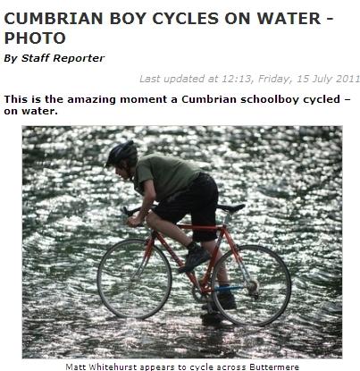 20110718150124210.jpg 자전거 타고 물 위를 달리는 소년…비법은? 